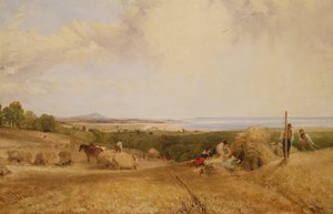The Harvest Field, 1846 by Frederick Richard Lee