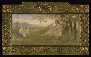 Girl with Rabbits