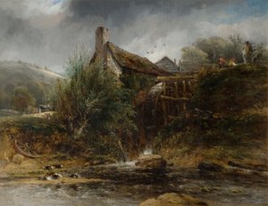 A Watermill Near Totnes, Devon, 1834