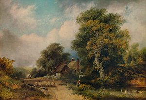Landscape, 1839, 1938 by Frederick W Watts