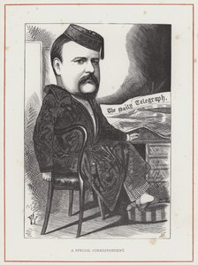 George Augustus Sala by Frederick Waddy