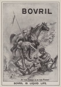 Advertisement, Bovril (engraving) by Frederick William Burton