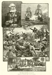 Father Of The Fleet, Admiral Sir Provo Wallis by Frederick William Burton