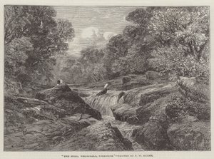 The Strid, Wharfdale, Yorkshire by Frederick William Hulme
