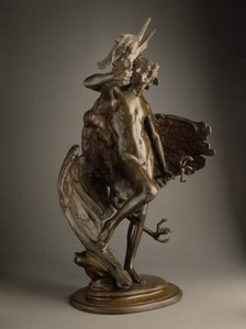 Young Faun and Heron
