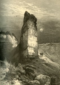 Monument Rock, Echo Canyon, 1874 by Frederick William Quartley