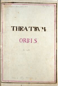 Cover page of the atlas Theatrum Orbis by Frederick de Wit