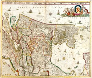 Gelderland, Utrecht, North Holland, South Holland, Netherlands by Frederick de Wit
