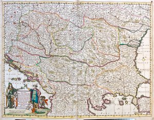 Hungary, Bosnia and Herzegovina, Croatia, Serbia, Bulgaria, Romania, Montenegro, Albania, Republic of Macedonia, North Greece by Frederick de Wit