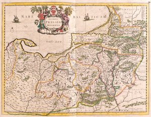 Map of the Kingdom of Prussia (Germany)