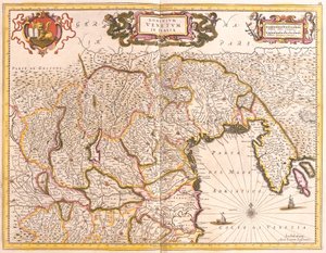 Map of the Venetian territories in Italy