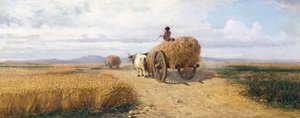 Wheatfield, circa 1868, by Federico Rossano