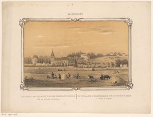 View of Oosterbeek with Haymaking Figures (Gelderland) by Frederik Lodewijk Huygens
