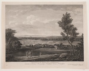 Prospect of the Area around Jægerspris by Frederik Ludvig  Bradt