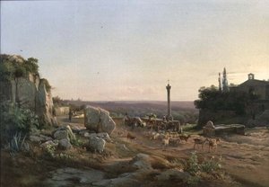 Near the Well, Tivoli, near Rome by Frederik Rohde