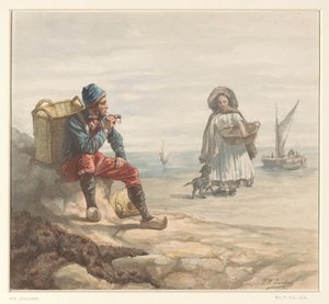 Fishermen on the Beach