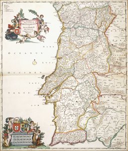 Map Showing Portugal