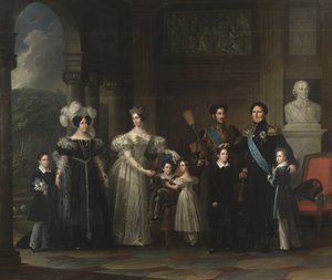 Bernadotte Family (Monarchy of Sweden and Norway): Oscar I (1799-1859), Desiree Clary (1777-1860), Josephine of Leuchtenberg (1807-1867), Charles XV (1826-1872), Oscar II (1829-1907), Charles XIV John (1763-1844), Prince Gustave (1827-1852) and Prince by Fredric Westin