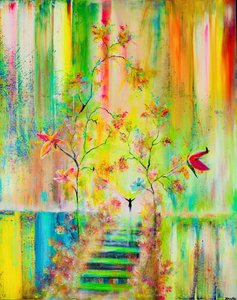 Vibrant Path to Light by Fredrik Olsen