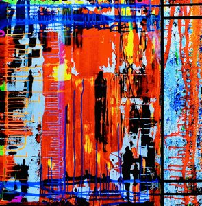 Vibrant Urban Abstract by Fredrik Olsen