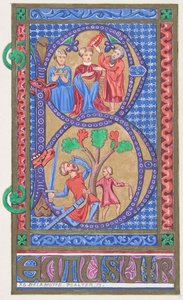 Illuminated Initial B