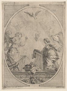 The Annunciation by French 18th Century after Pierre Hubert Subleyras