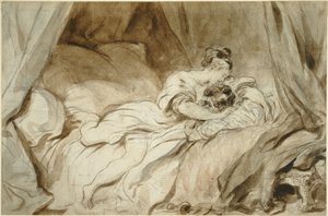 The Useless Resistance by Jean Honore Fragonard