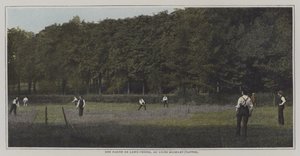 A game of lawn tennis at the Lycee Michelet, Vanves, Paris by French Photographer