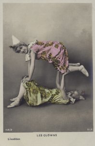 A pair of clowns by French Photographer
