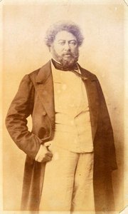 Alexandre Dumas Pere by French Photographer