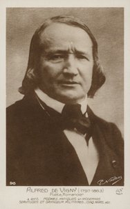 Alfred de Vigny by French Photographer
