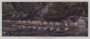 An Eight at Saint James Rowing Club, France