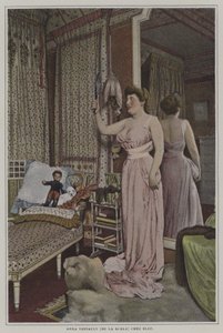 Anna Thibault, French Singer at La Scala, Paris, at Home