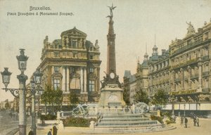 Anspach Monument, Brouckere Place