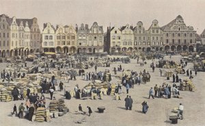 Arras, The Grand Place, a Grain Market Day by French Photographer
