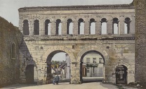 Autun, Saint-Andre Gate, General View by French Photographer