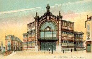 Auxerre, France, The Market by French Photographer