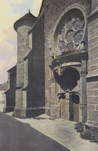 Avirey-Lingey, Avirey Church, South Door by French Photographer