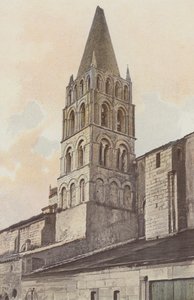 Bassac, Church Bell Tower by French Photographer