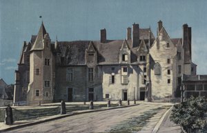 Bauge, Chateau (Town Hall and Gendarmerie), View on the Square