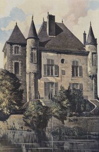 Bellegarde, Old Castle by French Photographer