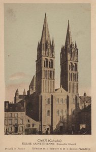 Caen, Church Saint Etienne by French Photographer
