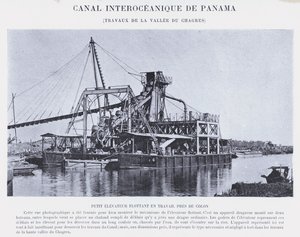 Interoceanic Canal of Panama, Works of the Chagres Valley by French Photographer