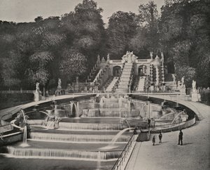 Cascade in the Park of St Cloud by French Photographer