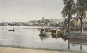 Castelnaudary, General View from the Grand Basin by French Photographer