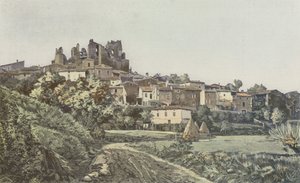 Chabrillan, General View and Ruins of the Castle