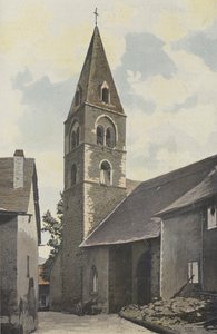 Chorges, Church, Bell Tower, N Side by French Photographer