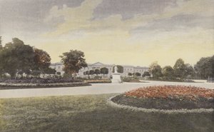 Compiegne, Palace Facade on the Small Park by French Photographer