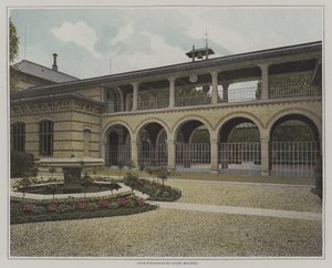 Courtyard of the Lycee Moliere, Paris by French Photographer