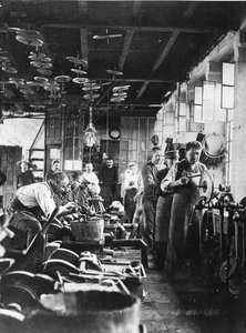 Cutlers at Work in the Workshop, France, Late 19th Century